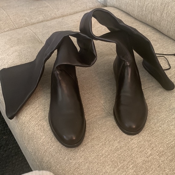Stuart Weitzman Over the Knee Leather Boots -NWT - Picture 9 of 15